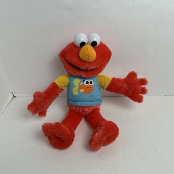 Sing Along Elmo Plush Toy Sesame Street Cute Collectible 13in w/ Sound & Lights - Picture 1 of 6
